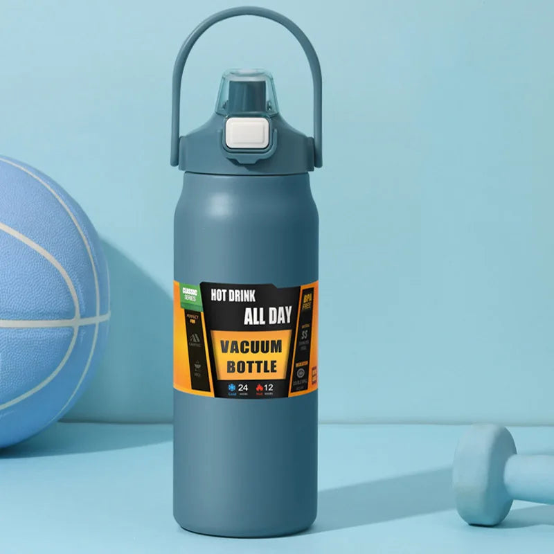 1500ML Stainless Steel Thermo Bottle Portable Thermos Large Capacity Thermo Water Bottle Tumbler Thermoses Outdoor Vacuum Flasks