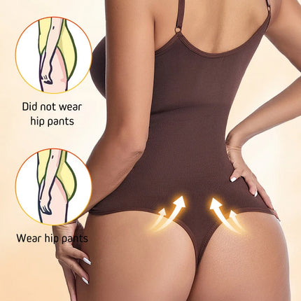 Shapewear Bodysuit Thong Fajas Colombianas Body Shaper Women Seamless Tummy Control Slimming Sheath Flat Belly for Underwear