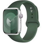 Silicone Band For Apple Watch strap 44mm 45mm 40mm 41mm 42-38mm 45 mm sport bracelet iwatch series 8 7 6 5 4 3 SE 9 Ultra 2 49mm