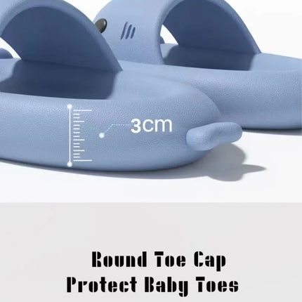 2023 New Summer Shark Slippers Women Slides Men Bathroom Flip Flops Home Anti-Skid Flat Shoes Outdoor Children's Funny Sandals