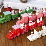 Happy New Year Christmas Train, Halloween Ornament with Moving Train, Home Noel Gifts, Children's Birthday Cake Decoration, 2026