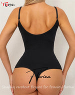 Flarixa Seamless Shapewear Bodysuit for Women Faja Full Body Shaper Thong Soft Body Shaping Sculpting Breast Slimming Underwear