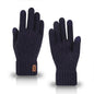 new men's warm gloves winter touch screen plus fleece gloves cold warm wool knitted gloves