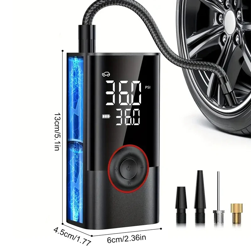 1pc Wireless Car Air Compressor Air Pump Electric Tire Inflator Pump for Motorcycle Bicycle Boat AUTO Tyre Balls Inflatable