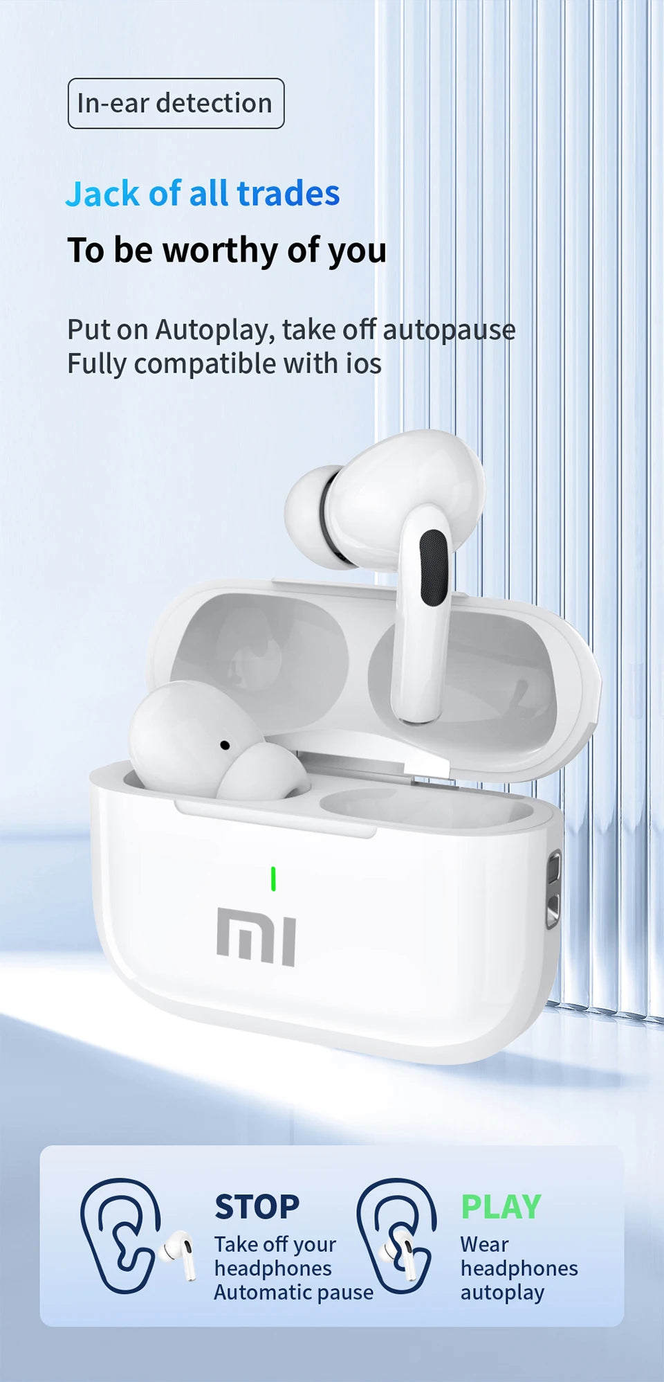 XIAOMI True Wireless Earphones E17 ANC Bluetooth5.3 Earbuds Active Noise Cancelling In Ear HiFi Stereo Headsets For Android iOS