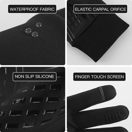 Hot Sale Winter Outdoor Sports Running Glove Warm Touch Screen Gym Fitness Full Finger Gloves For Men Women Sports Gloves