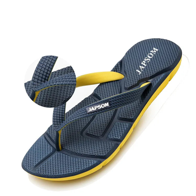 Fashion Blue Massage Slippers Men Flip Flops Sale Big Size 48 Casual Slides Men Non Slip Beach Slippers For Men chanclas hombre