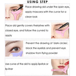 Wholesale  Multi-functional Eyeliner Stencil Wing Tips Silicone Eyeliner Aid Drawing Lipstick Wearing Aid Reusable Makeup Tools