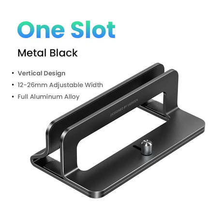 UGREEN Vertical Laptop Stand Holder Foldable Aluminum Notebook Stand Laptop Tablet Stand Support For Macbook Air Pro PC 17 inch
