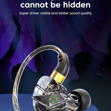 OLAF 3.5mm Jack Type C Plug Wired Headphones HIFI Bass Earphone in-Ear Headset Gamer Handsfree Earbuds For Xiaomi Huawei Samsung