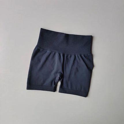 Peach Hip Lifting Sports Shorts Women High Waist and Waist Tightening Slimming Running Hip Speed Drying Three Point Tight Pants