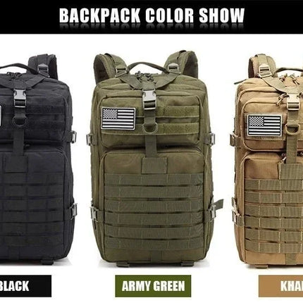 QT&QY 30/50L Tactical Backpacks Man Traveling Bags Survival Outdoor 3P Assault Pack EDC Molle Pack hiking Trekking Hunting Bag