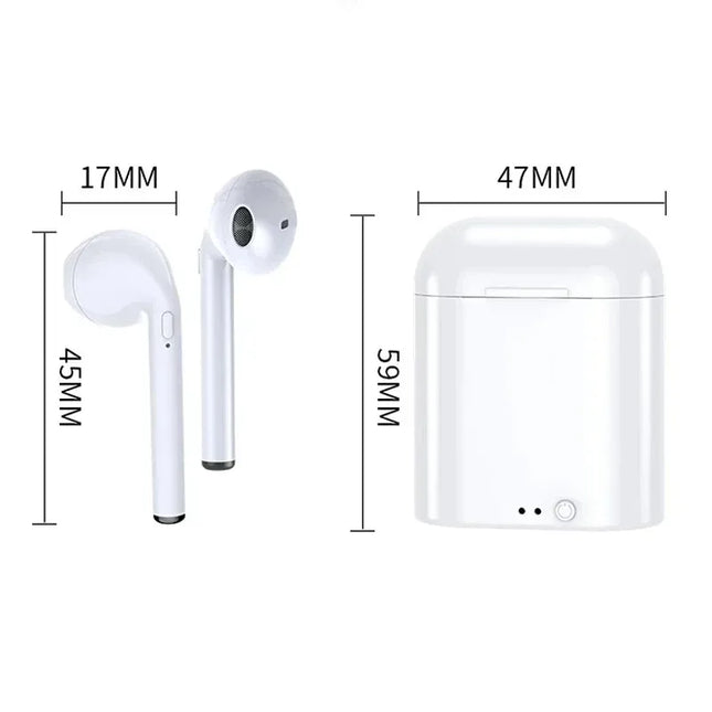 I7 MINI Wireless Bluetooth Earphone Stereo Earbuds Headset Sports Wireless Headphones With Charging Box For All Smart Phone