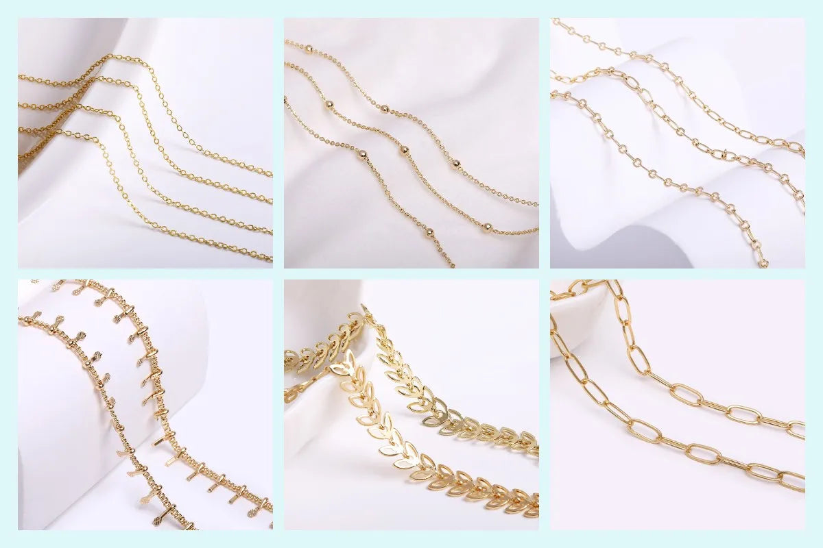 18K Gold Plated Separators For Bead,Spacers Beads For Jewelry Making,Brass Metal Round Beads,DIY Bracelets/Necklace Accessories