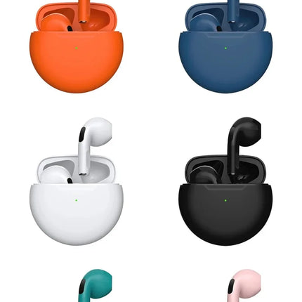 Original Pro6 TWS Wireless Bluetooth Headset Bluetooth 5.3 Earphones Sport Earbuds Smart Touch Music Headset For All Smartphones