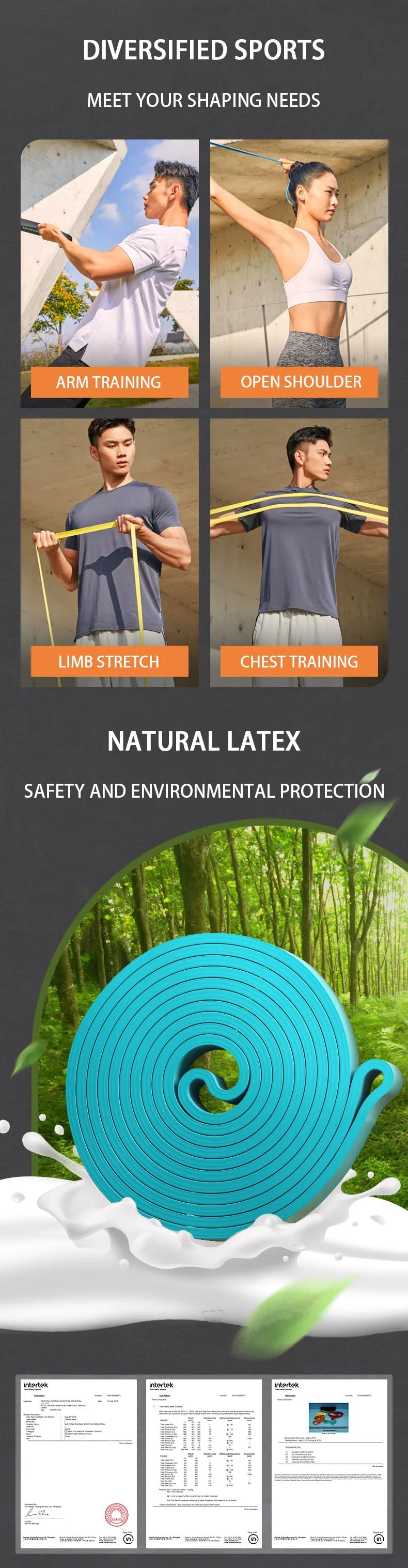 Resistance Band Set Pull Up Assistance Bands Stretch Band Resistance Heavy Workout Exercise for Physical Therapy Home Workouts