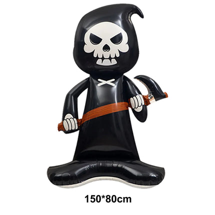 Halloween Ghost Party Decoration Disposable Tableware Balloon Banner Ceiling Door Hanging for Happy Hunting Halloween Supplies