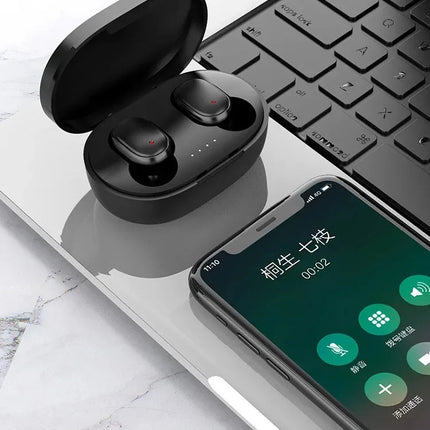 Original A6S TWS Wireless Bluetooth Headset Earphone Bluetooth Sport Inear Earbuds Headset with Mic for Xiaomi Iphone Lenovo