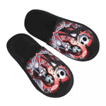 Custom Halloween Nightmare Before Christmas House Slippers Warm Jack Skellington Memory Foam Fluffy Slipper Indoor Outdoor Shoes