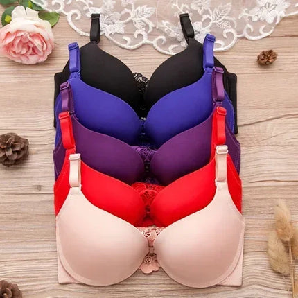 Sexy lace Women's underwear The anterior Y type beauty bra smooth thin girl underwear