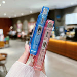 Phone Case For Samsung Galaxy S21 FE S22 S23FE S24 Plus Ultra - Clear Transparent Wallet Card Holder Silicone Protective Cover