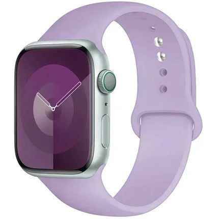 Silicone Band For Apple Watch strap 44mm 45mm 40mm 41mm 42-38mm 45 mm sport bracelet iwatch series 8 7 6 5 4 3 SE 9 Ultra 2 49mm