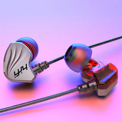 HIFI 6D Surround Bass In-Ear Wired Headphones 3.5mm Type C Earphone Sports Waterproof Gaming Headset Handfree Earbuds with Mic