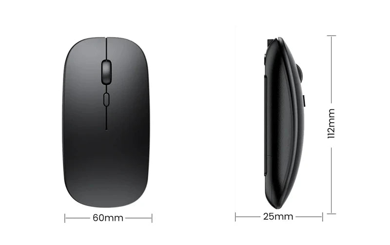 Xiaomi 2.4GHz Bluetooth Mouse Wireless USB Rechargeable Silence Ergonomics Double Model Mini Portable DPI Readjustable Keyboards
