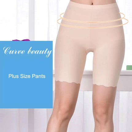 Seamless Safety Short Pants Summer Women Plus Size Boxers For Female Anti Rub Safety Shorts Under Skirt Panties Underwear 3XL