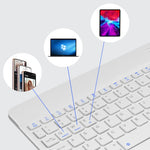 10 inch Magnetic Tablet Keyboard for iPad 2024 10.9 11 10.2 Bluetooth Rechargeable Keyboards for Xiaomi 6 Huawei Matepad 11.5