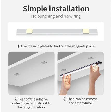 Motion Sensor Light Wireless LED Night Light USB Rechargeable Night Lamp Cabinet Wardrobe Lamp Under Backlight For Kitchen Led