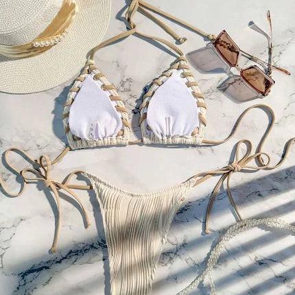 Sexy Bikinis 2025 Women's Swimwear Female Swimsuit For Swimming Wear Bathing Suits Brazilian Bikini Set Beachwear Pool Bather