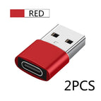 2Pcs Red
