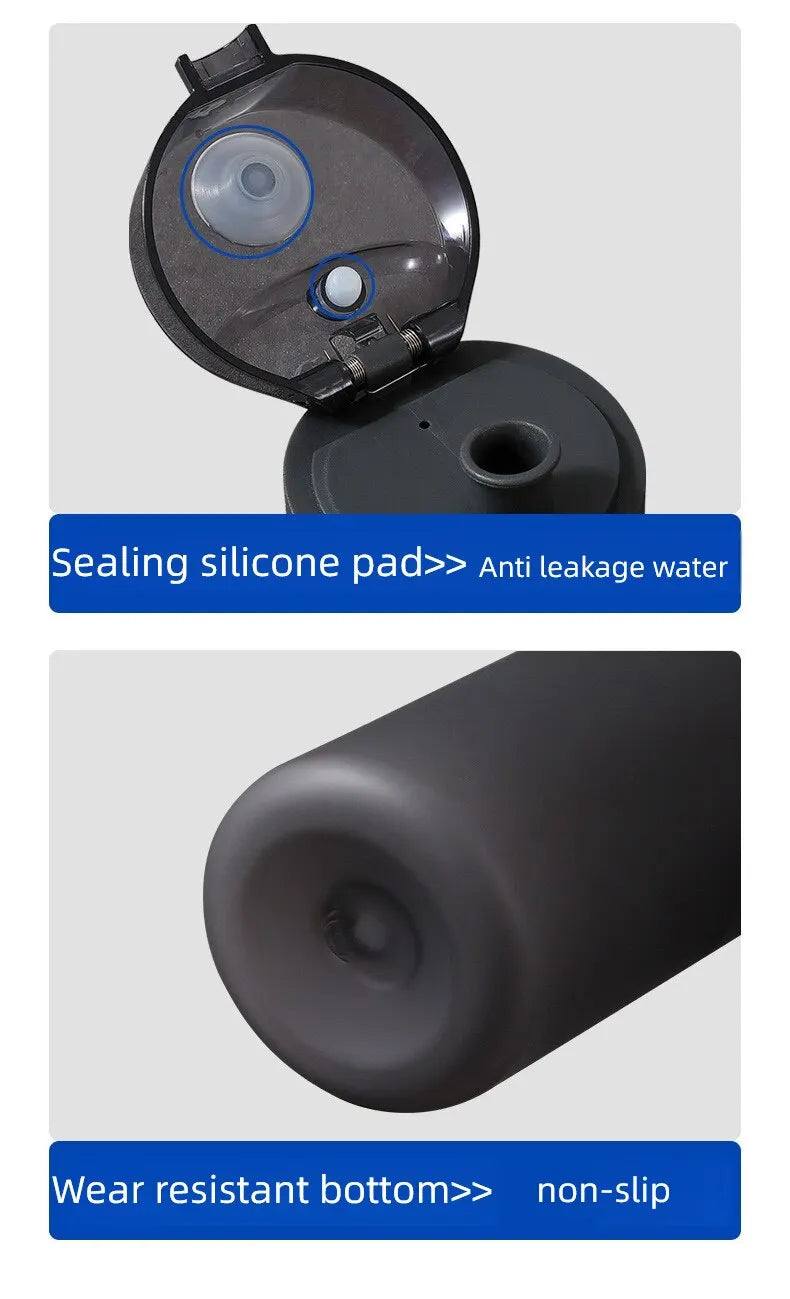 1-2PCS Portable BPA Free Leak Proof Sports&Fitness Frosted Water Bottle High Quality Children and Adults Casual Water Cup