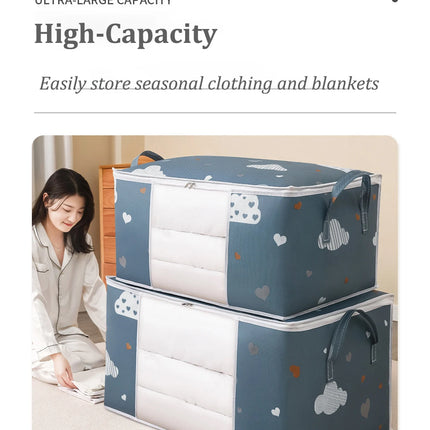 Big Capacity Storage Bag 4/2/1PCS Quilt Clothes Moisture Dust Proof Proof Organizer Duvet Blanket Sorting Bags Luggage Bag