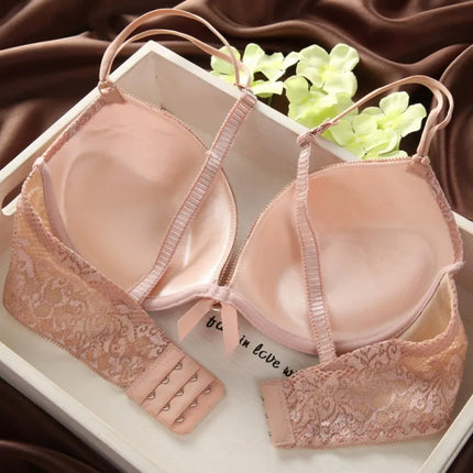 Women Sexy Lingerie Set Fashion Lace Lingerie Sets For Ladies Soild Color Bra Comfortable Intimates Underwear Suit Female