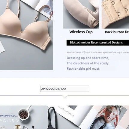 Ultra Thin Sexy Ice Silk Wireless Bra For Women Sexy Gather Underwear Push Up Simple Lingerie Seamless Brassiere Bralettle