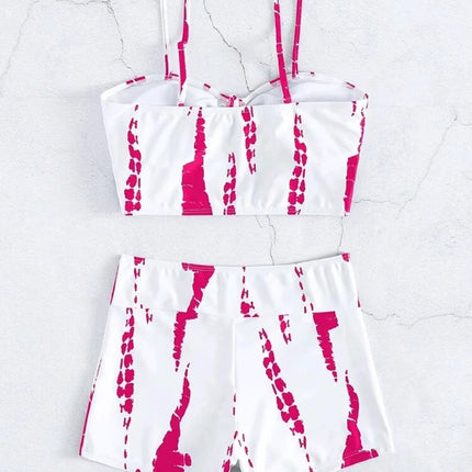 Drawstring Front Shorts Bikinis 2025 High Waist Swimsuit Women Swimwear Female Bathers Bathing Swimming Swim Suit Beachwear