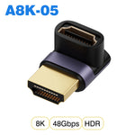 HDMI-compatible Cable Adapter mini micro hdmi to HDMI 2.1 Converter 48Gpbs 8K60HZ 4K120HZ for HDTV Projector PS4 PS5 Laptop PC