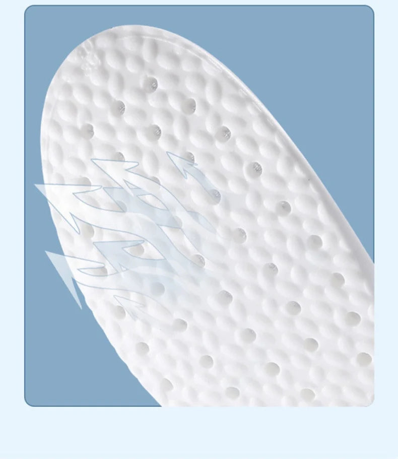 1Pair Height Increase Insole for Feet Comfort Plantar Fasciitis Shoes Insoles Men Women Sports Air Shock Absorbing Shoe Pads