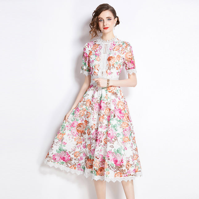 Women's French Waist Graceful And Fashionable Dress
