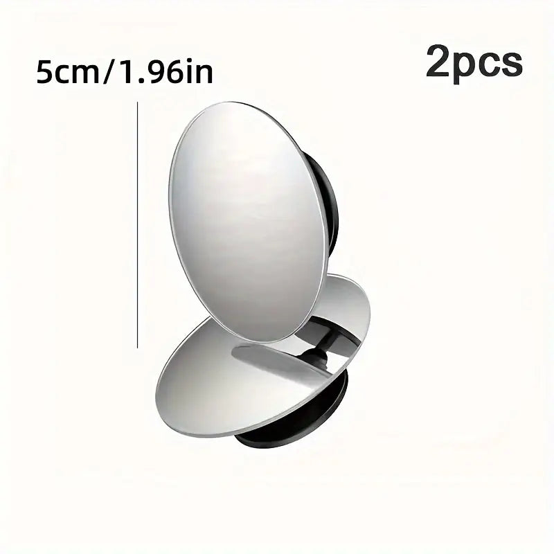 2pcs 360° Rotatable Car Blind Spot Mirrors – Universal Wide-Angle Convex Mirror for Cars, SUVs, Trucks & RVs | Driving Safety & RV Awnings Accessories