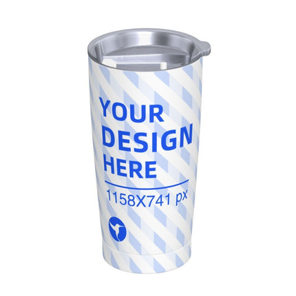 20oz Stainless Steel Car With Straw Cup