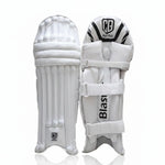 CB Blaster Professional Cricket Batting Pads, White, Right Hand, Men's Size Leg Guards