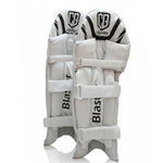 CB Blaster Professional Cricket Batting Pads, White, Right Hand, Men's Size Leg Guards